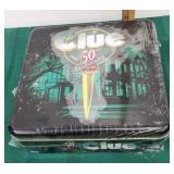 New, never opened Clue game in tin box