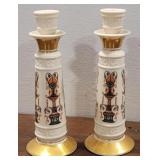 Pair Lenox Lido candlesticks