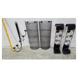 Metal candle holders