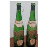 2 vintage German Zeller KATZ bottles HALLOWEEN