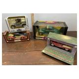 4 Ertl Collectible cars - banks, Street Rod and