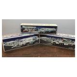 3 Hess Trucks- 1990, 2002, 2003 *some damage to