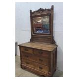 2 Over 2 Dresser With Mirror 45"20"33"