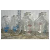 4 milk bottles - Mountain Dairy Ridgeway, PA.,