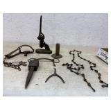 Punch, traps, hog scraper, anvil insert