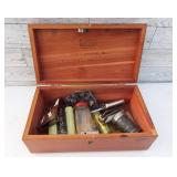 Small Lane Cedar Box with advertising/guy stuff