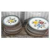 Stangl "Country Garden" dinner and salad plates