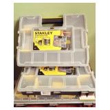 Lot of new sorting containers. 2 are Stanley, 1
