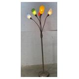 Medusa floor lamp with color shades