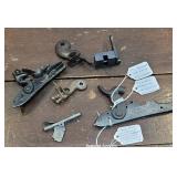 Antique gun parts - some info on the white tags