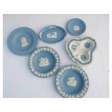 Lot of Jasperware small dishes/trinket holders