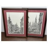 2 Lazo Prints - Rue St-Paul-Eglise Bonsecours -