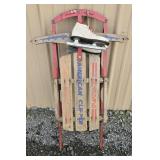 American clipper sled with ice skates