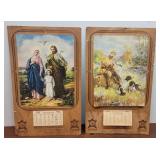 2 1949 calendars - Fonda NY & Glen NY