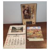 3 NY calendars - Fultonville & Fonda