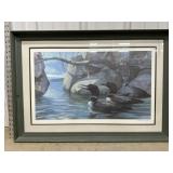 Mario Fernandez print "Call of the Loon" *pencil