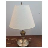 Pewter table lamp