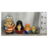 Bill Clinton Russian nesting Doll set