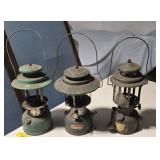 3 coleman Lanterns - projects