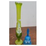 Westmoreland vase and Bell - artist signed