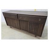 Mcm 2 drawer 4 sliding door cabinet 60"18"30"