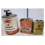 3 Oil Cans