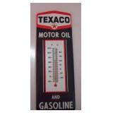 TEXACO Gas & Oil Embossed Tin Advertising