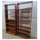 2 Open Bookshelves 32"12"80"