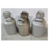3 Kerosene Cans 1 Full, No Shipping