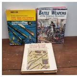 3 Books - Civil War, Battle Weapons Of The