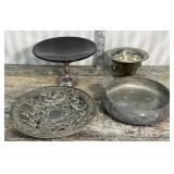 Sterling base pedestal, small urn/ice bucket?