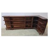 5 Section Corner Bookshelf 36"t