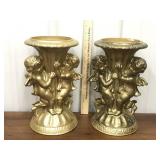 Ceramic Cerub Planters 1 slightly flawed