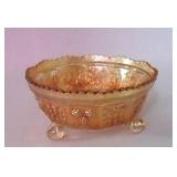 1910 FENTON Panther Butterflies Berries Claw Foot