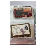 Binder full of awesome postcards.