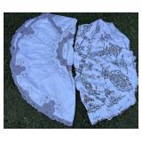 2 Gorgeous Approx. 5 Foot Embroidered Round