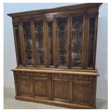 Weiman 2pc China cabinet 76"19"81"