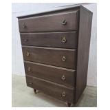 5 Drawer Highboy Dresser 30"19"42"