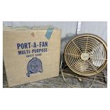 Vintage Ambassador Port-A-Fan