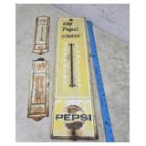 3 Thermometers - Pepsi, Canandaigua