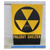 Fallout shelter sign