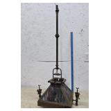 Slag glass gas light project