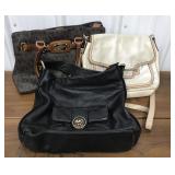 Designer purses- black, brown, ivory  *not