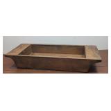 Large wooden dough bowl - not antique