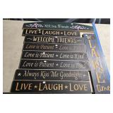 8 Wood Signs