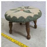 Floral top stool
