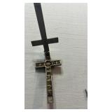 Large Vintage Cross (VERY UNUSUAL) pendant