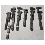 RR pipe wrenches - DL&W, Etc. from Railroad estate