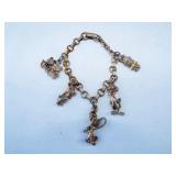 Vintage Huckleberry Hound 1959 charm bracelet.