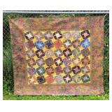 Beautiful colorful Waverly NY quilt info on the